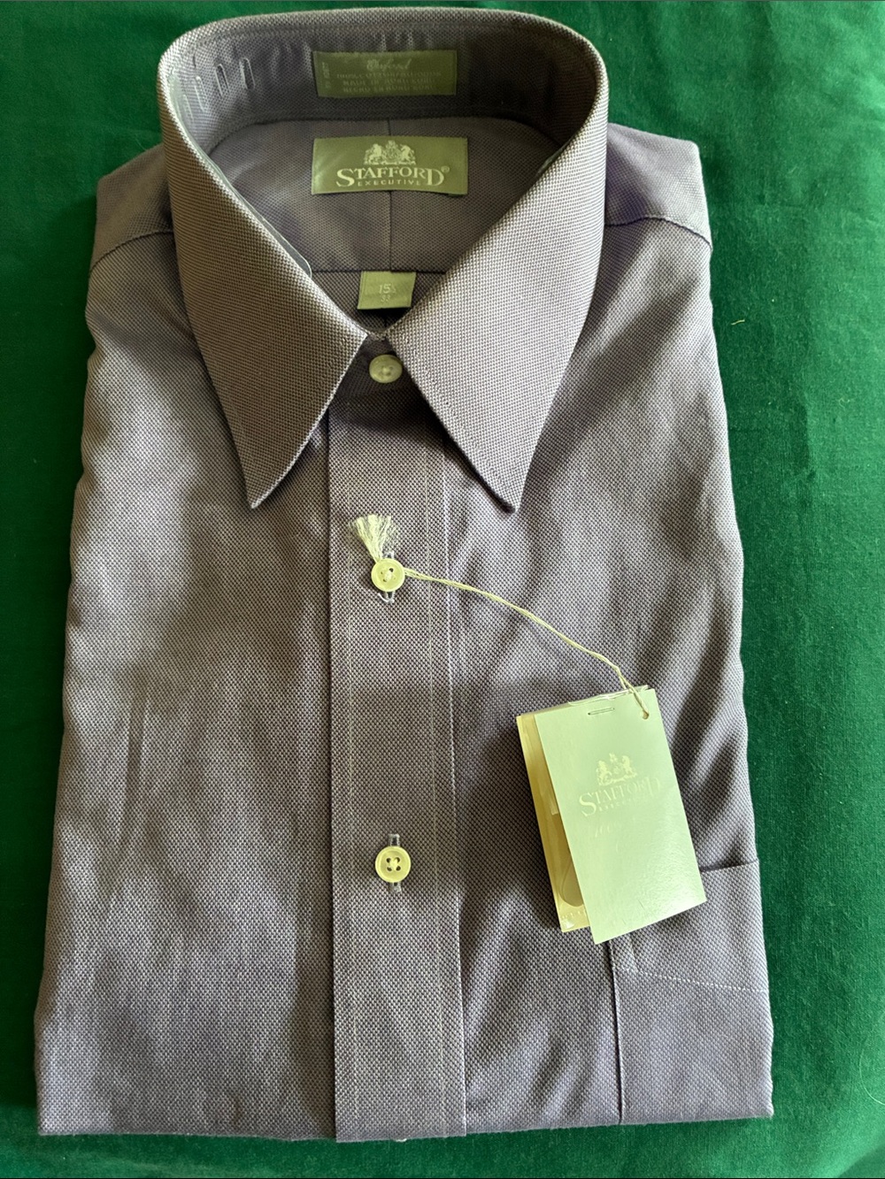 Stafford Men's Light Lavender Dress Shirt